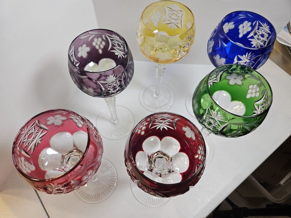 Nachtmann Crystal Cut Wine Glass