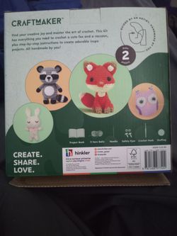 Woodland creatures crochet kit