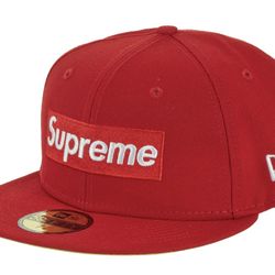 Supreme No Comp Box Logo New Era Fitted Hat 7 1/2