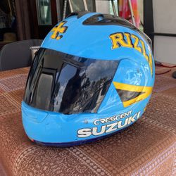Arai Helmet, Custom, Rizla Racing Suzuki, Paint Job