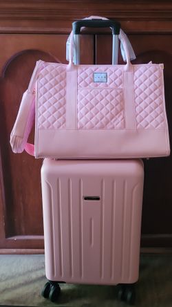 Pink luggage