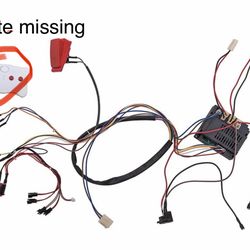 12 Volt Children Electric Car DIY Modified Wires and Switch Kit,with 2.4G Bluetooth Remote Control and Receiver,for Children Electric Ride On Car Acce