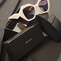 Prada Sunglasses  (White)