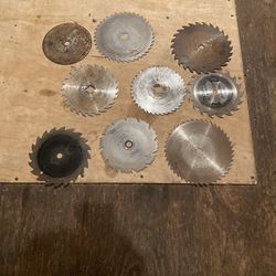 Circular saw blades nine of them all great condition $20 for all
