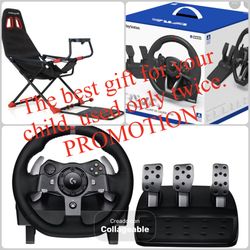 chair, racing wheel for play 5