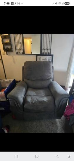 Grey Recliner