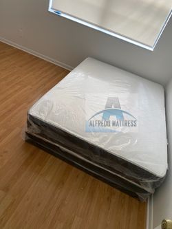 Full mattress with box spring (2pc set - new) NEW KING-QUEEN-FULL-TWIN SIZE SETS MATTRESS AND BOX SPRING 
