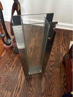 Glass & mirror vase
