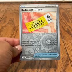 Redeemable Ticket