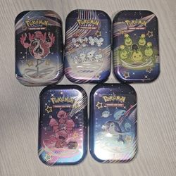 Pokemon Paldean Fates Mini Tins