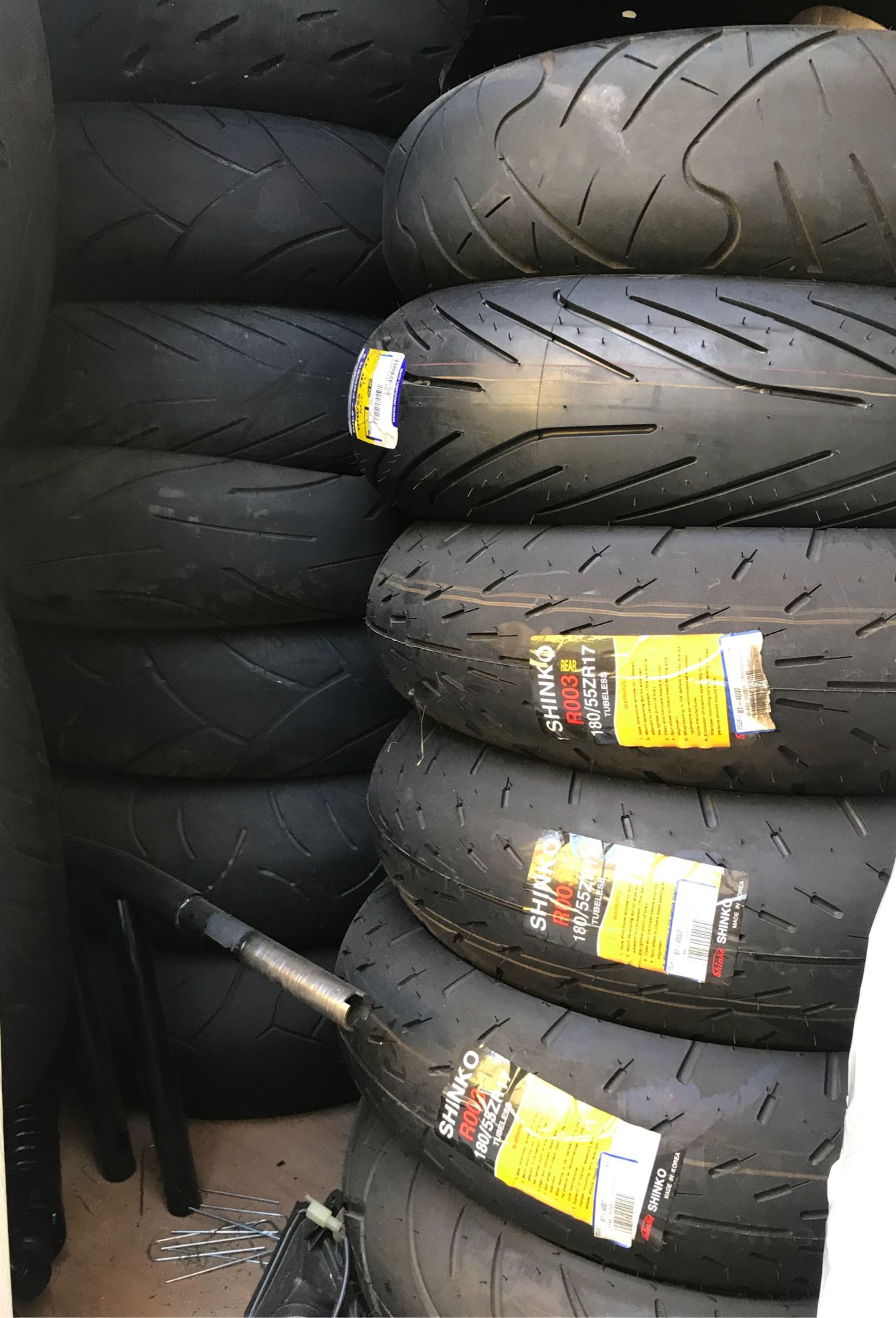 Used and new motorcycle tires 180/55/17 190/55/17 for Sale in Newhall