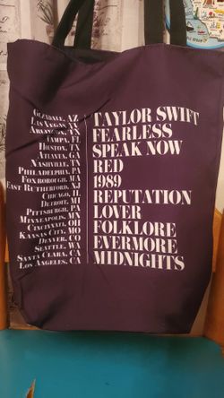 Taylor Swift Bag The Eras Tour Tote Bag w/ Mini Poster