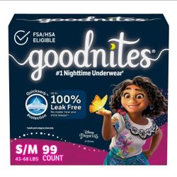 HUGGIES Goodnites Nighttime Underwear 98Ct Pull-Ups