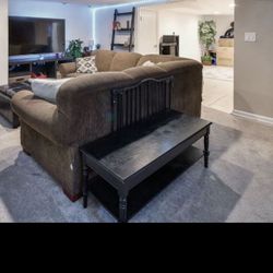 Black Wooden Coffee Table