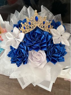 Flores Eternas echas de Listón 🎀
