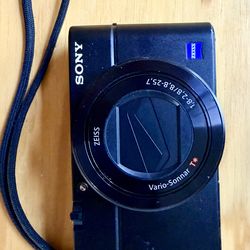 Sony rx100 iii compact point and shoot camera