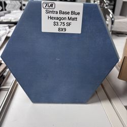 Beautiful Hex 7”x8” Porcelain Tile   Only $3 Per Sqft 