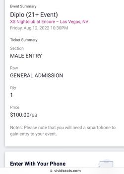 Diplo XS Aug 12th