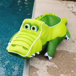 Big Joe Pool Petz 57" Large Alligator No Inflation Needed Quick Dry Mesh Float kids