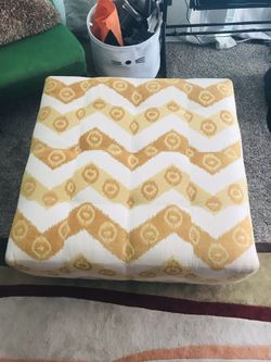 Very large very pretty table ottoman $100