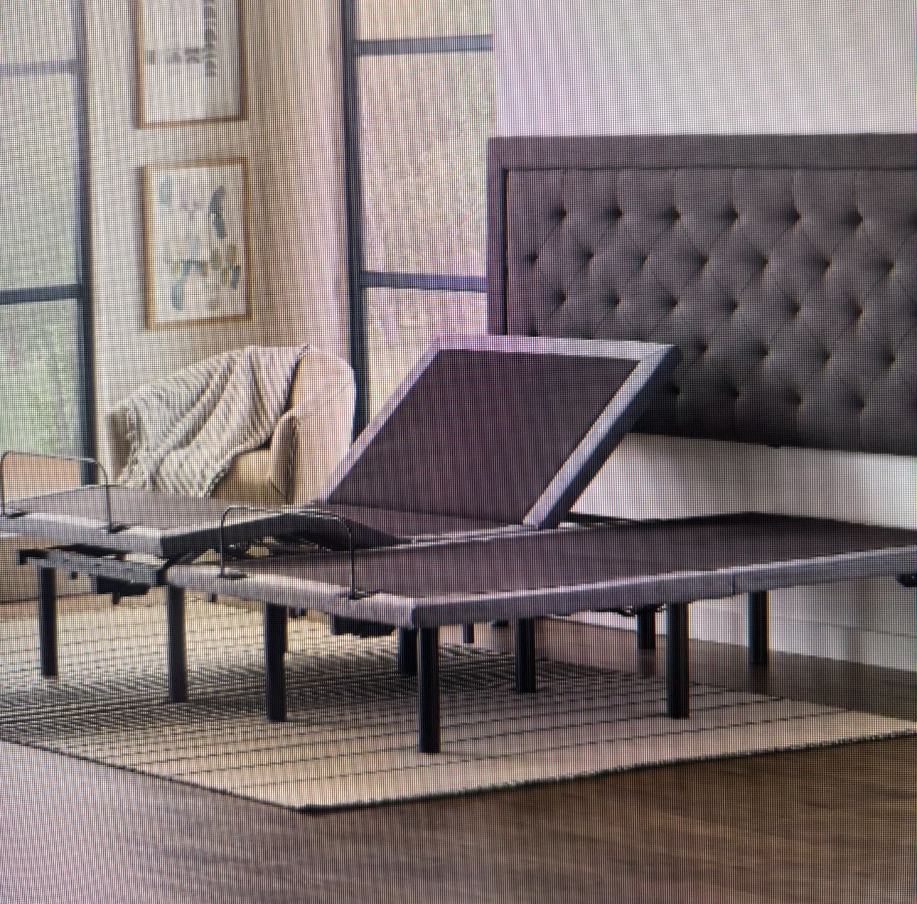 Adjustable base Bed Frame (Two Twins Or One King Bed)