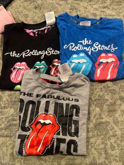 Girls rolling stone shirt