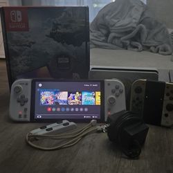 Nintendo Switch OLED Special Edition + Extra Controller & Super Smash Bros