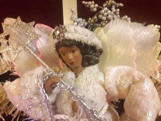FIBER OPTIC CHRISTMAS ANGEL