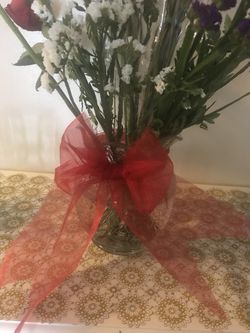 Florero de cristal