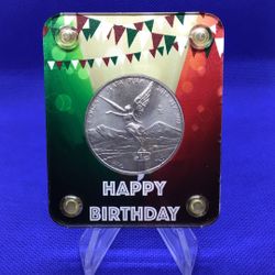 2014 Mexico 1oz Libertad In Acrylic Holder