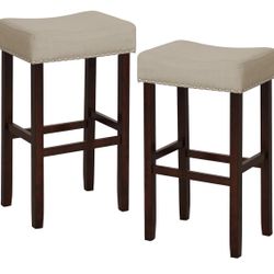 Counter Height Bar Stools Set of 2, 29.5-inch For Sale $47.00 50%+ OFF Retail $94.99 NEW IN BOX