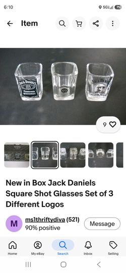 Jack Daniels Shot Glasses