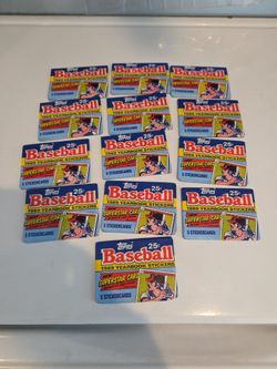 1989 Topps Yearbook Superstar Stickers