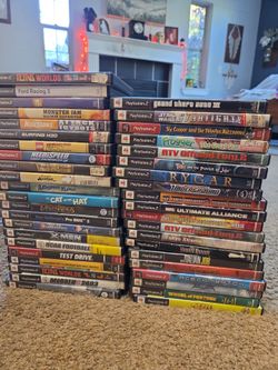 Large Lot of PS2 Games – 40 Titles