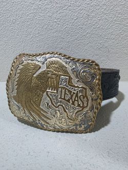 Crumrine Silver Plate Buckle