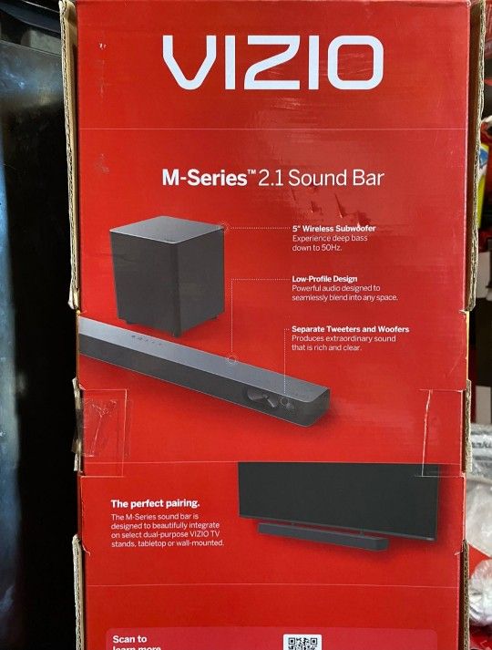 Vizio Soundbar 2.1 Whit Subwoofer Wireless 