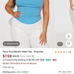 Fashion Nova Halter top 