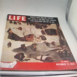 Vintage Life Magazine December 27 1954 Issue Bruegels Great Christmas Paintings