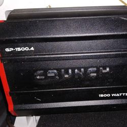 Crunch GP 1500 Watt 4 Channel Amplifier