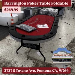 Barrington Foldable Poker Table 
