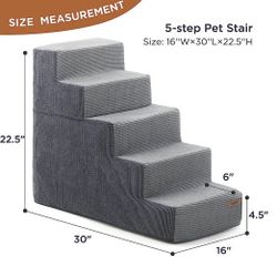 New Dog Stairs. Small Dogs Get On Bed/couch 