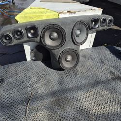 Speaker Box And Speakers 