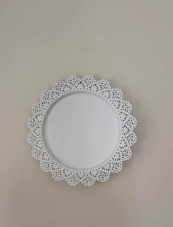 White Platter Or Frame