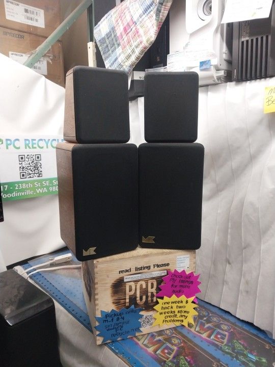 Vintage MILLER & KREISEL Satellite Speakers