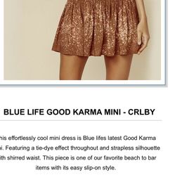 Blue Life Summer Dress 
