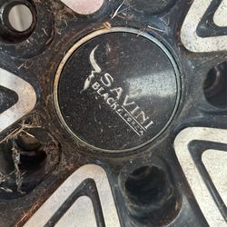 Savini Black Di Wheels 24”