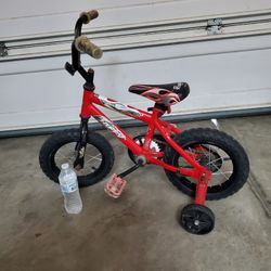 Trycicle Boys With Training Wheels 