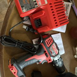 Milwaukee Drill New And Dual Charger 