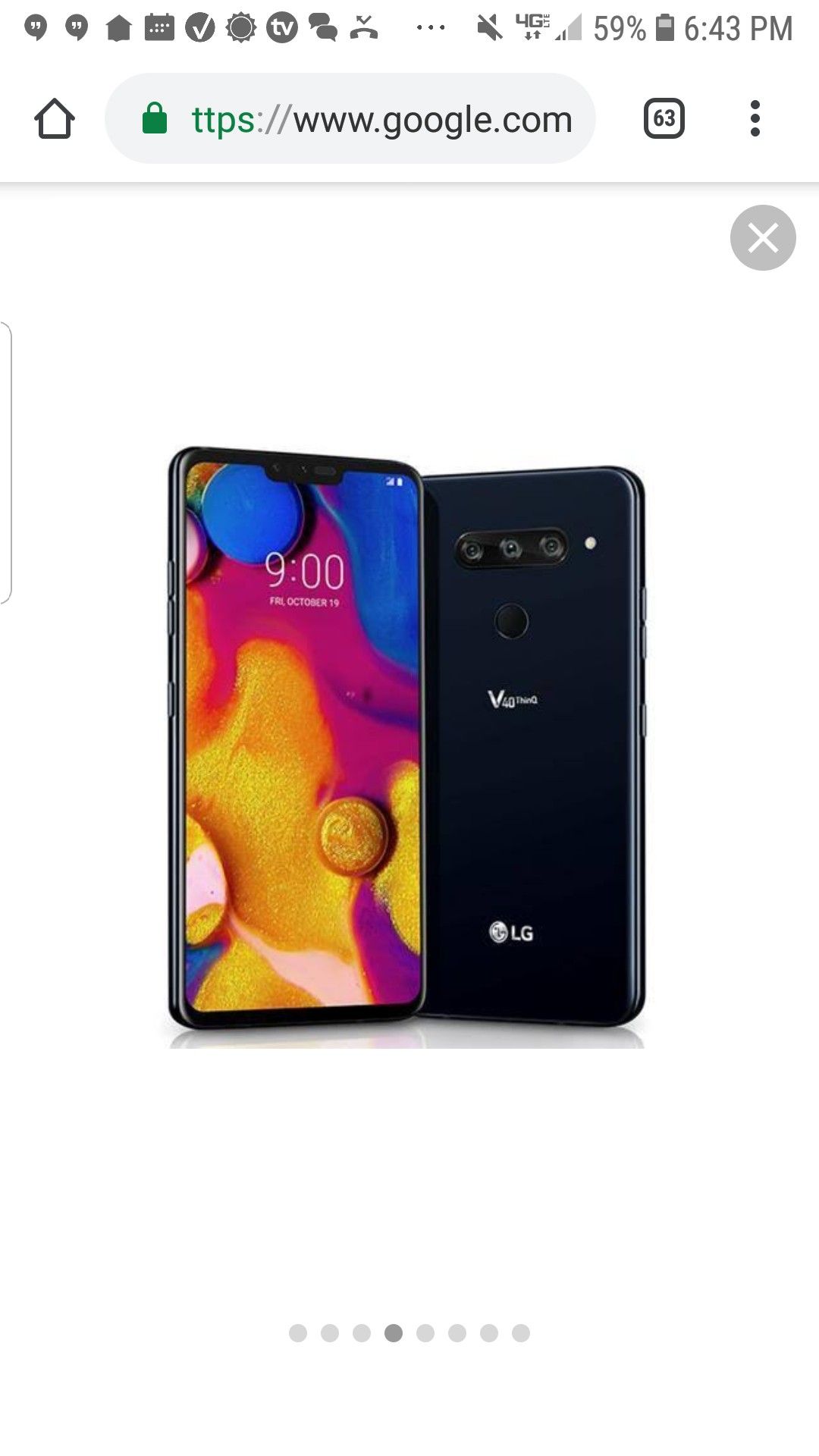 LG V40 ThinQ 64gb black. Unlocked Brand new never opened still n box. Everything with it. NEW. NEW NEW