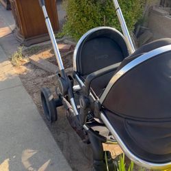 ICandy chrome and black stroller
